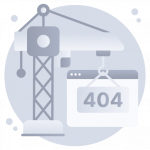 Web Error -Flat Web and Mobile App Icons