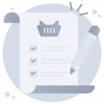 Shopping List -Flat Web and Mobile App Icons