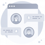 Communication -Flat Web and Mobile App Icons