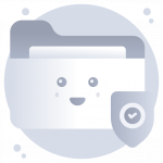 Secure Data -Flat Web and Mobile App Icons