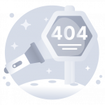 404 Error -Flat Web and Mobile App Icons
