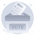 Voting -Flat Web and Mobile App Icons