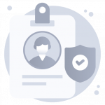 Approved Id -Flat Web and Mobile App Icons