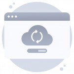 Sync Data -Flat Web and Mobile App Icons