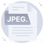 Jpeg Document -Flat Web and Mobile App Icons