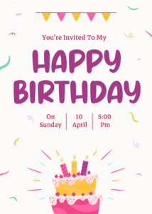 Birthday Greetings -25 Birthday Invitation Templates (2)