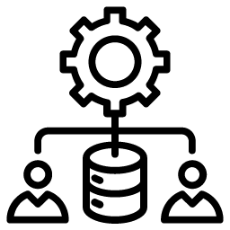 Client Server - Big Data Icons