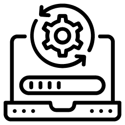 Data Update - Big Data Icons