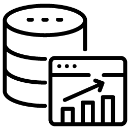 Database Analysis - Big Data Icons