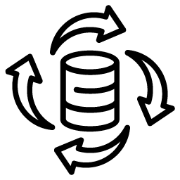 Database Sync - Big Data Icons