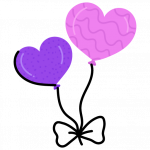 Heart Balloons -100 Hand Drawn Love Icons