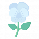 Philadelphus Flower -300 Flat Flower Icons