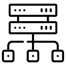 Server Network - Big Data Icons