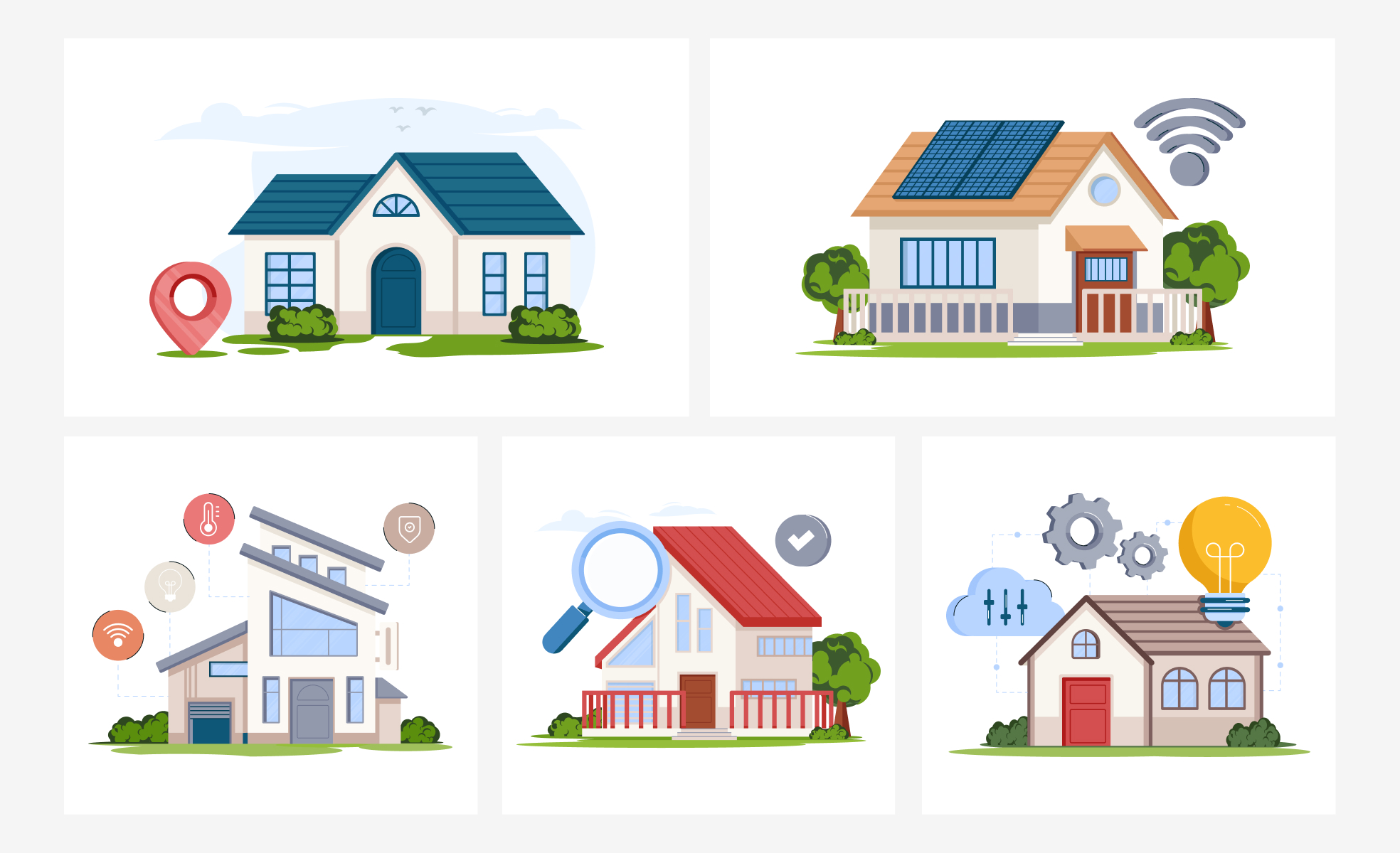 Smart Home Illustrations