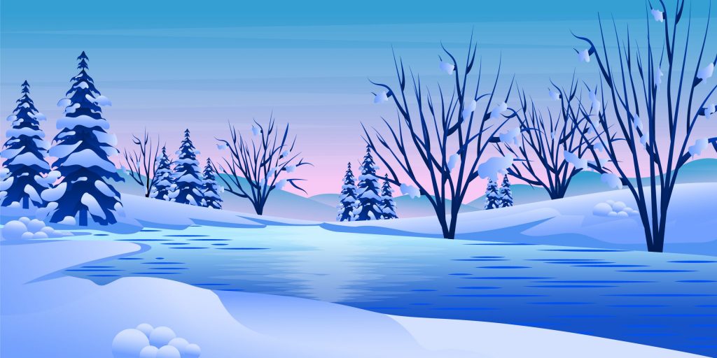 Winter Background -20 Flat Winter Backgrounds (6)