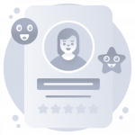Customer Review -Flat Web and Mobile App Icons