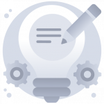 Creative Process -Flat Web and Mobile App Icons