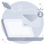 Sending Mail -Flat Web and Mobile App Icons