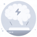 Brainstorming -Flat Web and Mobile App Icons