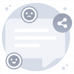 Share Your Experience -Flat Web and Mobile App Icons