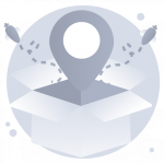 Delivery Location -Flat Web and Mobile App Icons