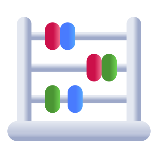 Abacus -100 E-learning Vector Icons