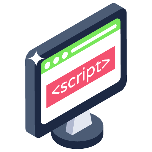 Script Window -Cyber Security Isometric Icons