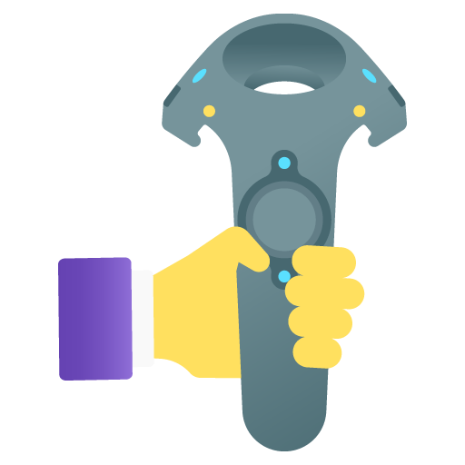 Vr Controller -Artificial Intelligence Flat Gradient Vectors