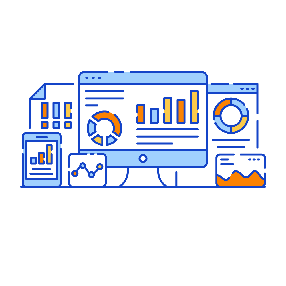 Dashboard Report -Data Analytics Illustrations