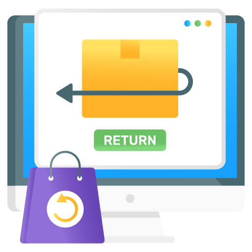 Return Policy -Ecommerce Flat Gradient Vectors Pack