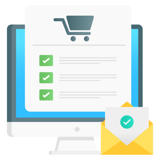 Order Confirmation -Ecommerce Flat Gradient Vectors Pack