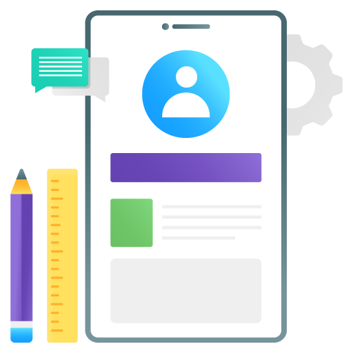Ui Development -Seo and Development Flat Gradient Vectors