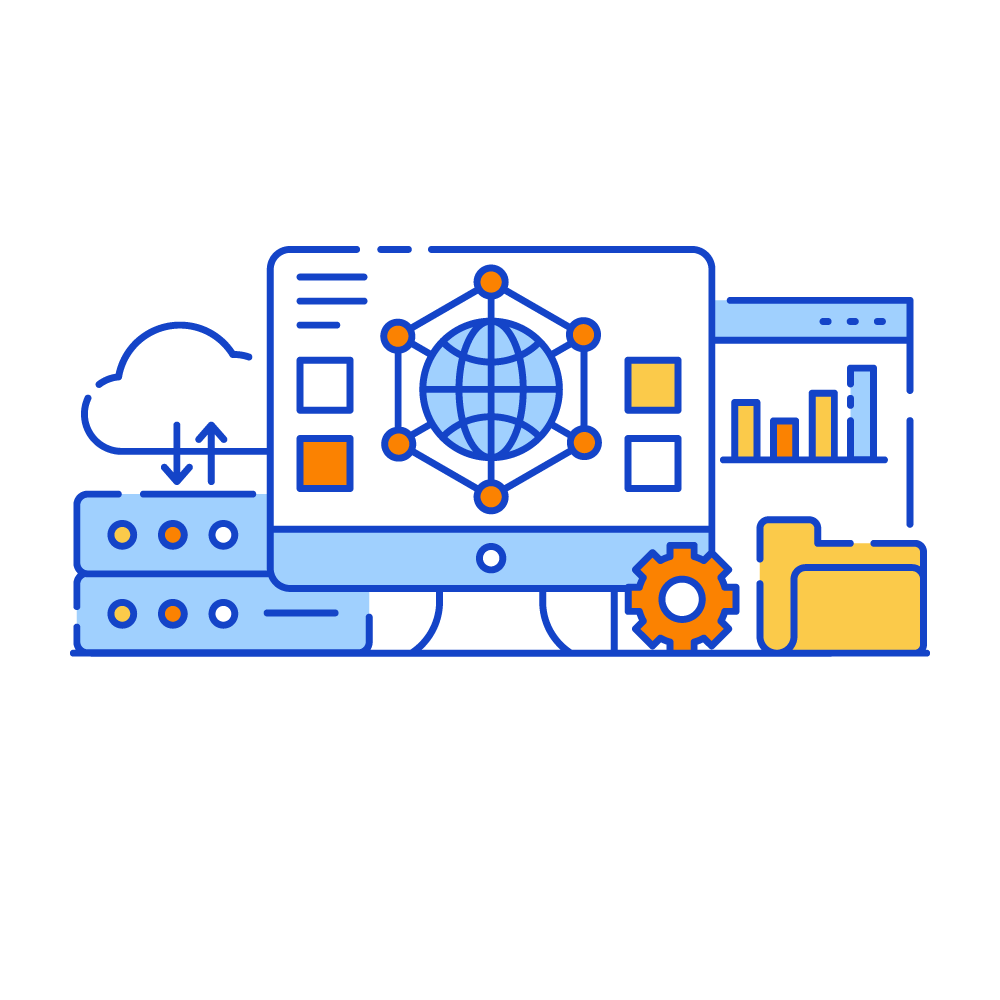 Data Network -Data Analytics Illustrations