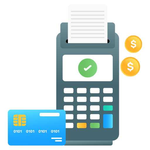Point of Sale Terminal -Ecommerce Flat Gradient Vectors Pack