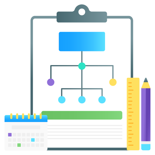 Flowchart -Graphic Design Gradient Vectors Pack