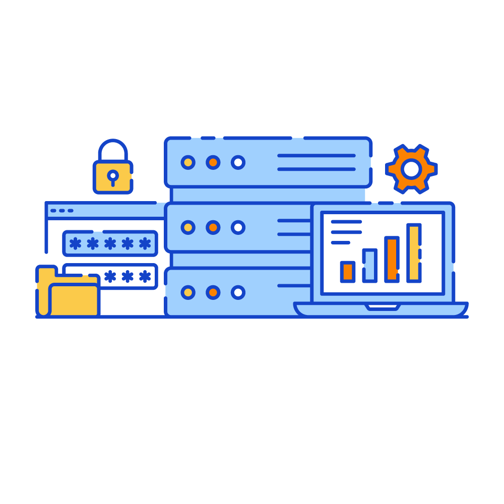 Data Center -Data Analytics Illustrations