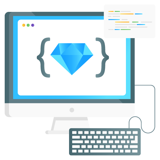 Clean Code -App Development Flat Gradient Vectors
