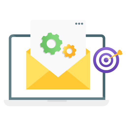 Email Optimization -Seo and Development Flat Gradient Vectors