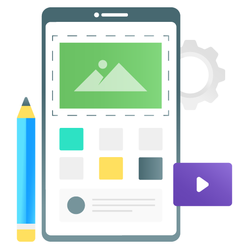 App Design -App Development Flat Gradient Vectors