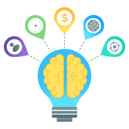 Mind Mapping -Graphic Design Gradient Vectors Pack