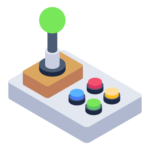 Arcade Controller -Game Isometric Icons