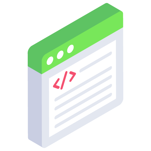 Website Coding -Cyber Security Isometric Icons