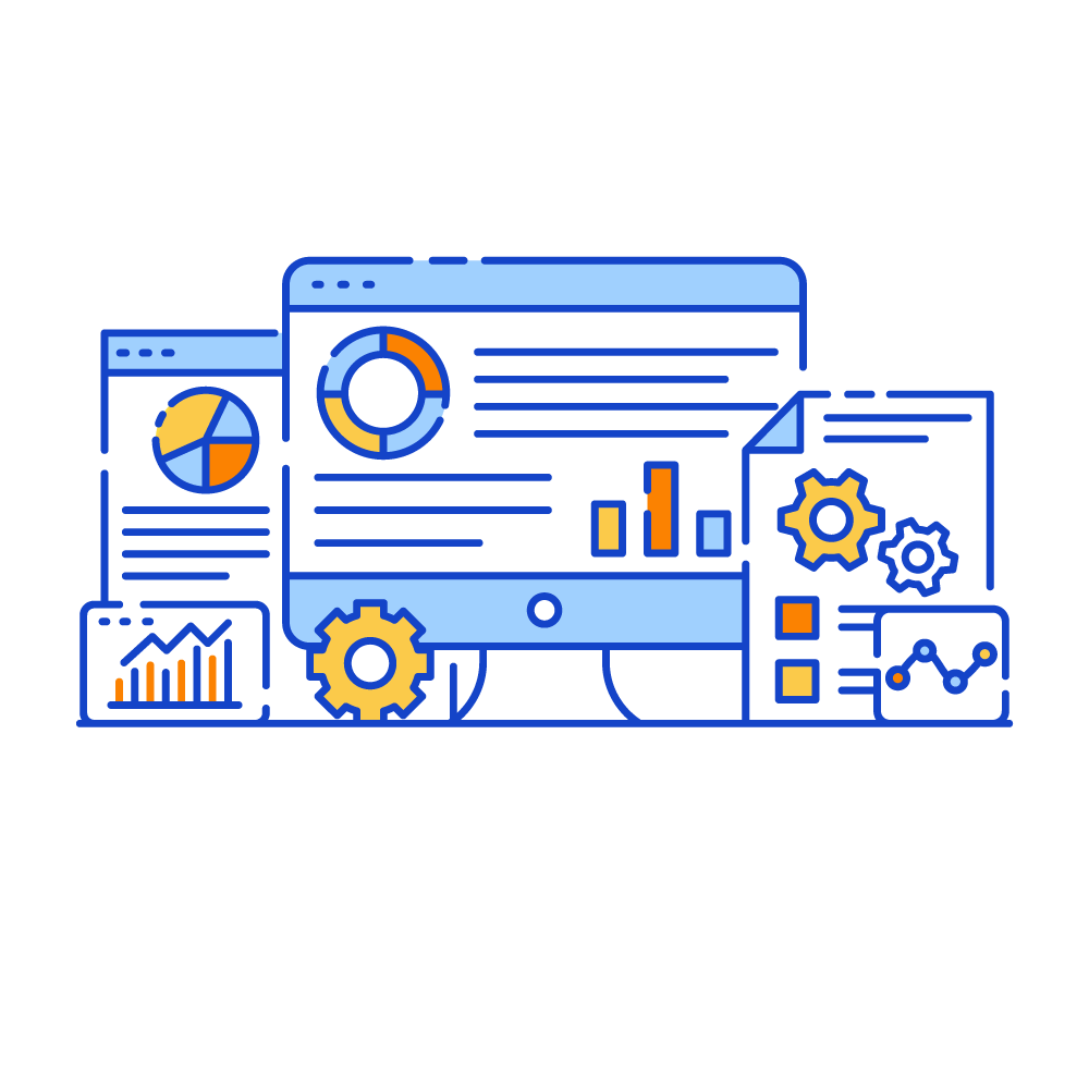 Big Data Machine -Data Analytics Illustrations