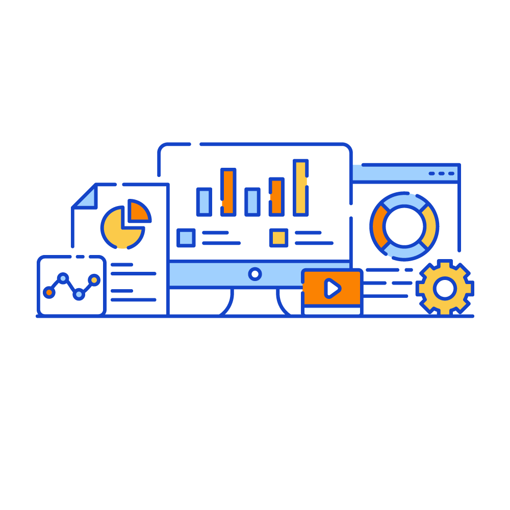 Seo Monitoring Report -Data Analytics Illustrations