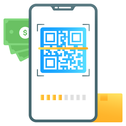 Qr Code -Ecommerce Flat Gradient Vectors Pack