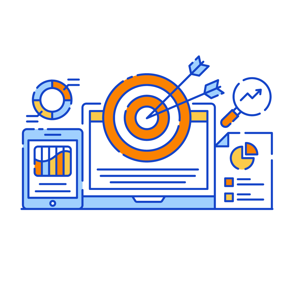 Target Analytics -Data Analytics Illustrations