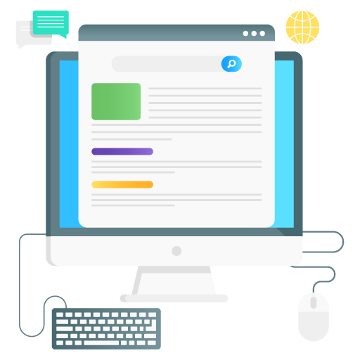 Web Browsing -Seo and Development Flat Gradient Vectors