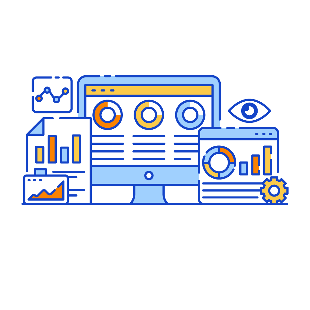 Seo Monitoring -Data Analytics Illustrations