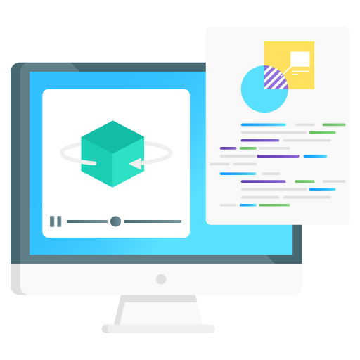 Graphics Software -Artificial Intelligence Flat Gradient Vectors
