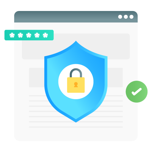 Web Security -Seo and Development Flat Gradient Vectors